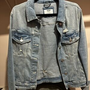 Bershka Light Blue Denim Jacket
